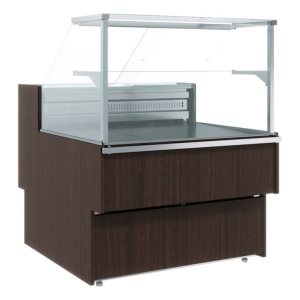 Витрина морозильная Carboma GC110 SL 1,25-1 (ВХСн-1,25 Carboma GC 110) (1005 венге)