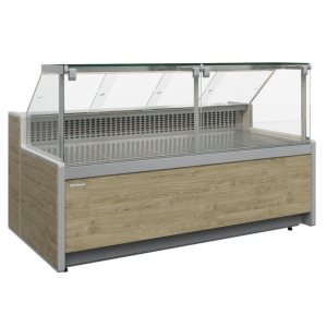 Витрина морозильная Carboma GC111 SL 1,5‑1 (1010 Мариель) (газлифт, без боковин)