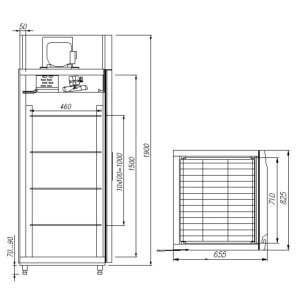 Шкаф морозильный Полюс Carboma F560 INOX - Изображение 2