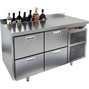 Стол холодильный барный HiCold GN 22 HT V