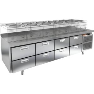 Стол холодильный среднетемпературный HiCold GN 2222/TN LT SH