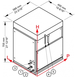Льдогенератор Brema M350 Split (чешуя) - Изображение 3