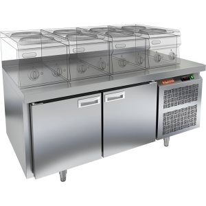 Стол морозильный HiCold GN 11/BT LT SH под тепловое оборудование