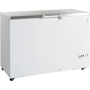 Ларь морозильный TEFCOLD FR405S SL крышка нерж.